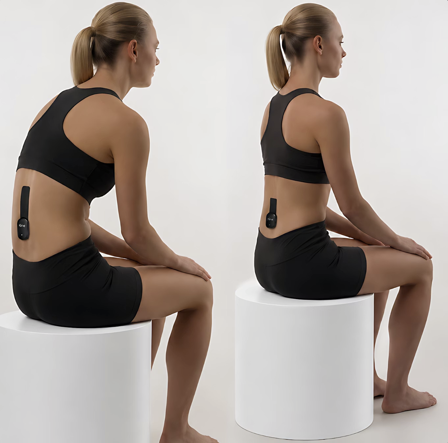 Before & after — lower back
